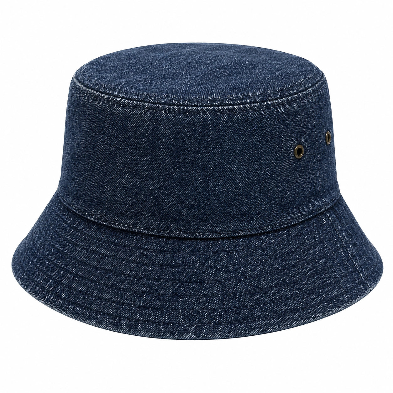Chapeau bob taille unique en denim bleu marine style décontracté